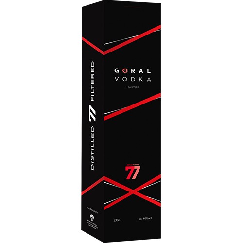Goral Vodka MASTER v kartóniku 40% 0,7 l