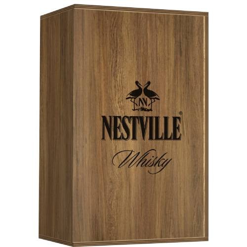 Nestville Whisky B&W Black & White edition + tričko 40% 0,7 l