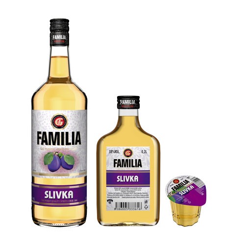 FAMILIA Slivka 38% 1 l; 0,5 l