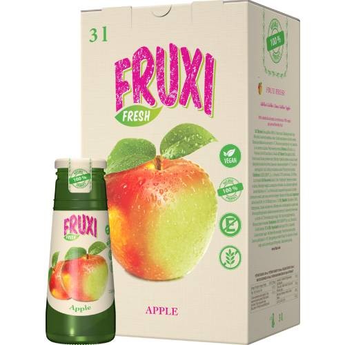 FRUXI FRESH jablko 0,75 l, 0,25 l
