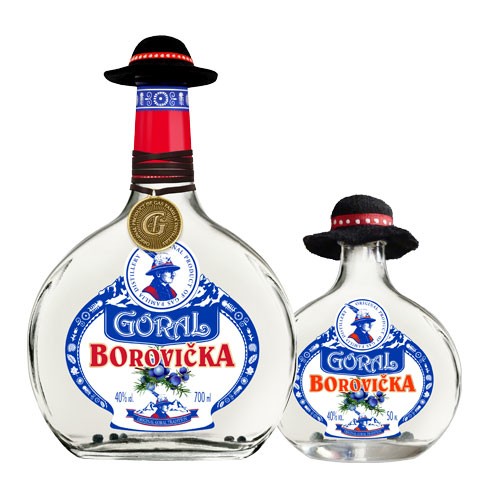 Goral Borovička 40% 0,7 l; 0,05 l
