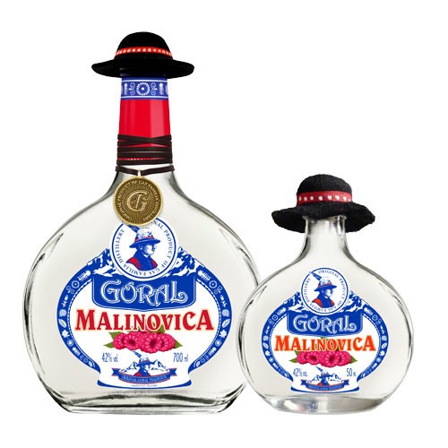 Goral Malinovica 42% 0,7 l; 0,05 l