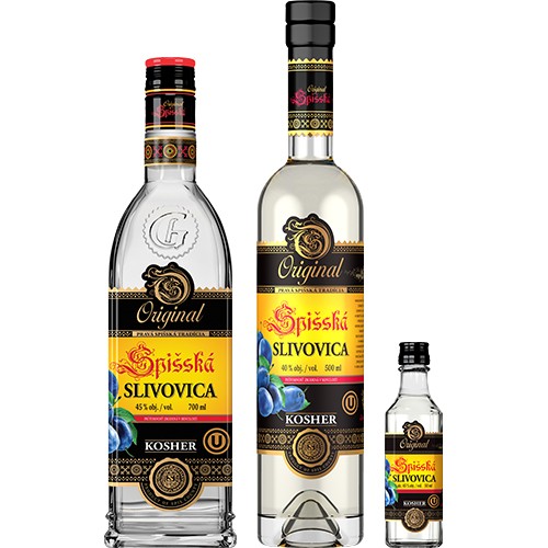 Spišská Slivovica Original 45% 0,7 l 0,05 l