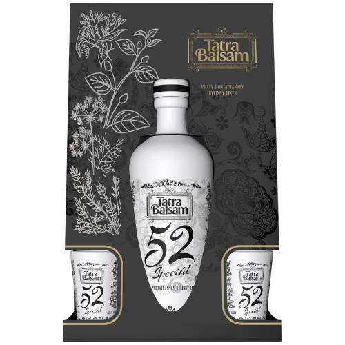 Tatra Balsam Špeciál 52,keramika 52% 0,7L + 2 poháre